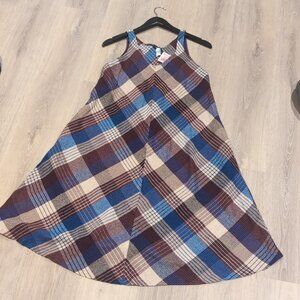 1970s Plaid Union made dress